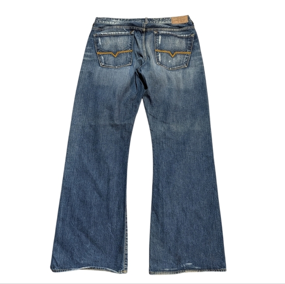 Guess Cliff Bootcut Men's Jeans Relaxed Fit Flap Pocket 36x33 - Picture 2 of 11